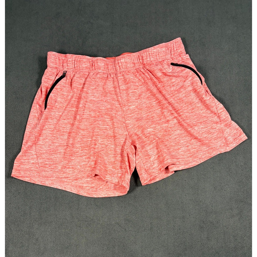 Liberty Pro Active Workout Shorts Womens XL Orange Stretch Athleisure Running